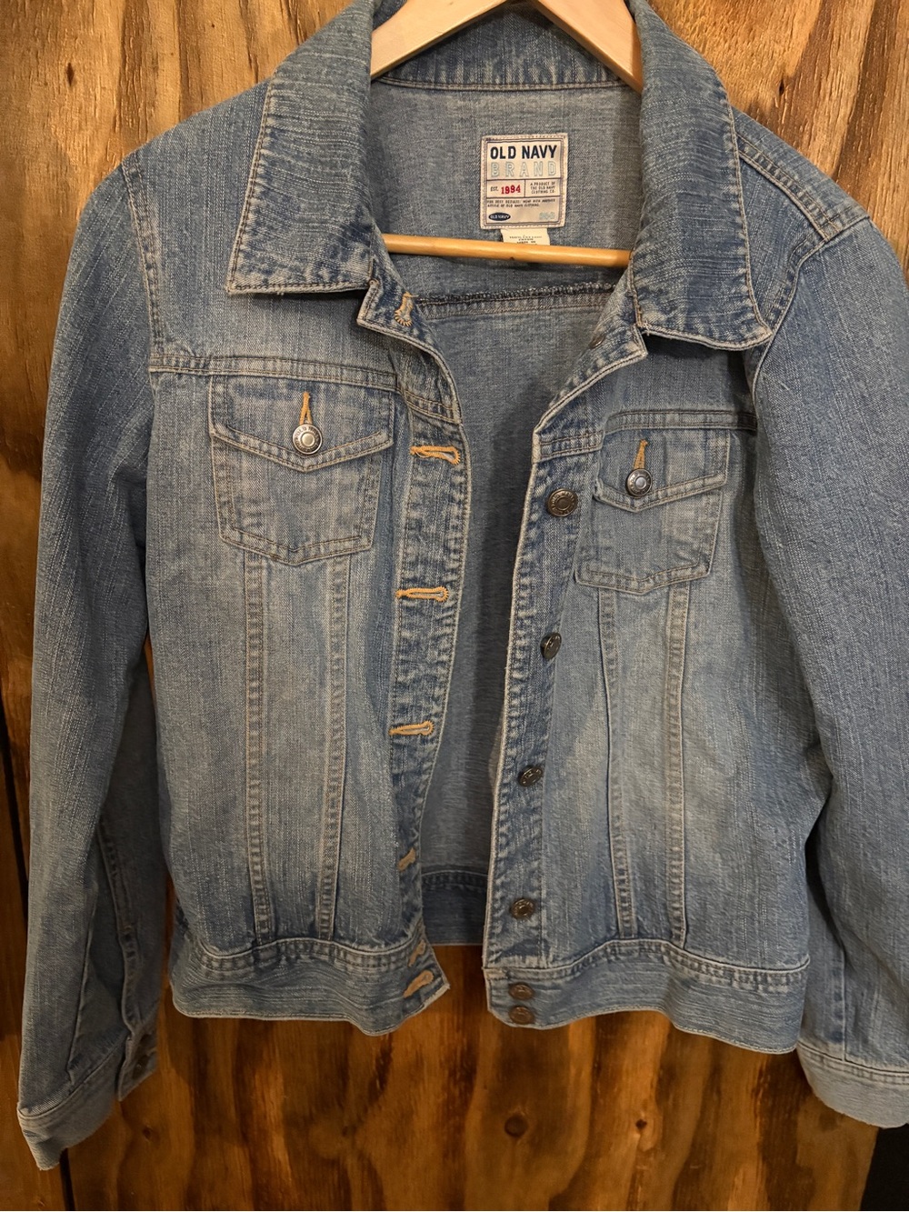 Old Navy Light Blue Denim Jacket - Classic Jean Jacket